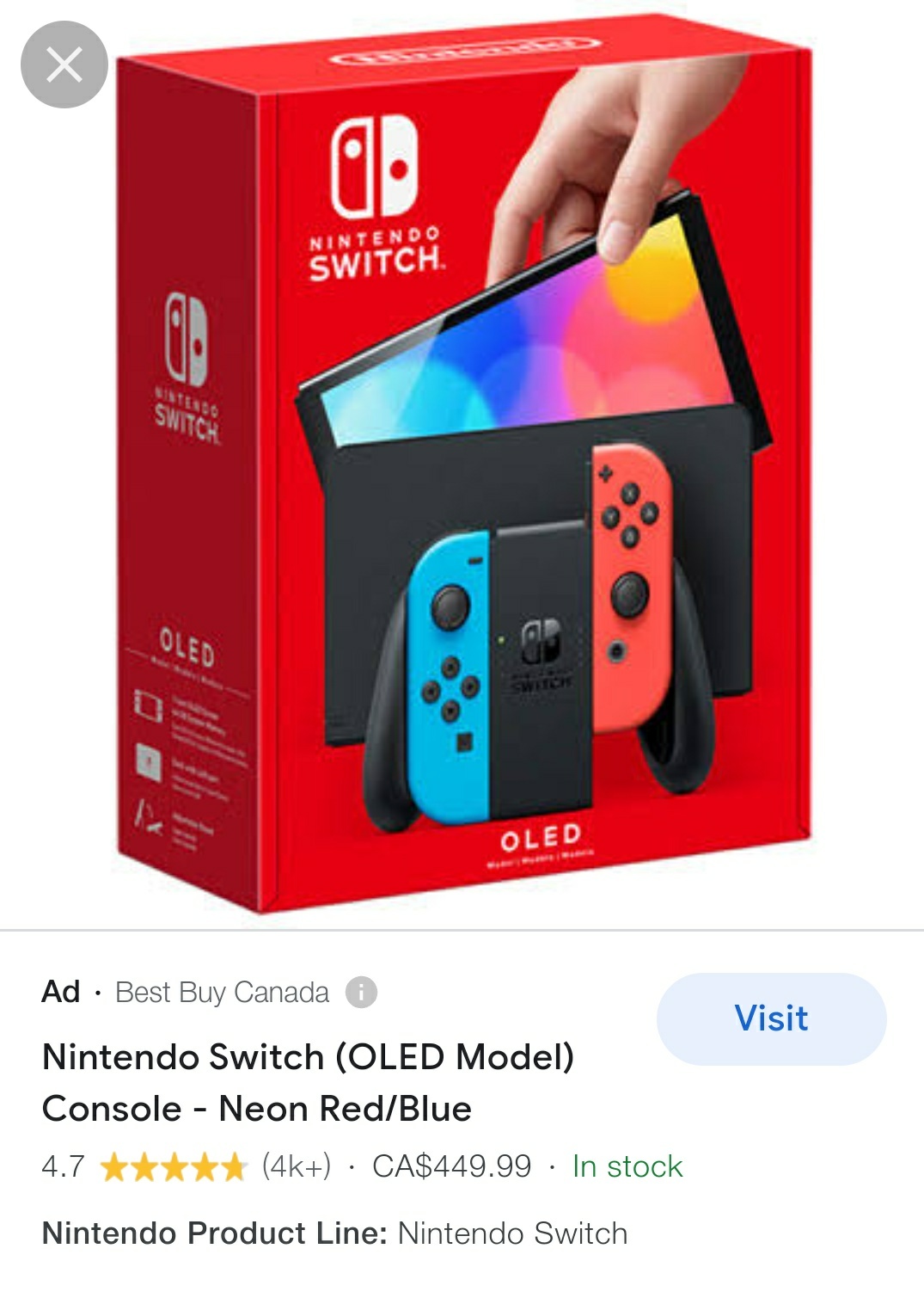 出一个任天堂switch OLED红蓝版已出- 蒙城汇- Powered by Discuz!